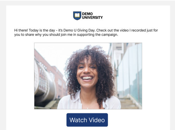 example of a campaign video created with GC Video